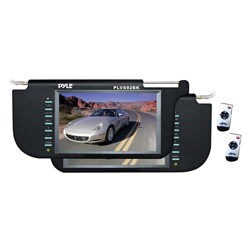 Pyle Black 7-inch LCD Sun Visor Monitors