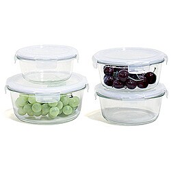 Lock & Lock BOROSEAL II Borosilicate Glass 8-pc Set