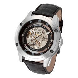Stuhrling Original Men's Zeppelin 360 Automatic Skeleton Watch
