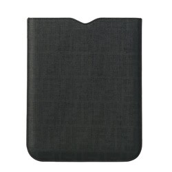 Fendi Black Zucca Leather IPad Case