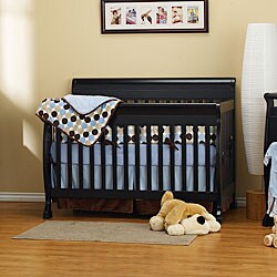 DaVinci Kalani 4-in-1 Crib with Toddler Rail in Ebony