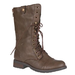 Sweet Beauty Women's 'Terra-01' Mid-calf Tan Boots 