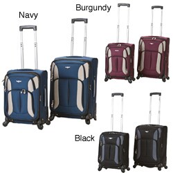 Rockland 2-piece Carry-on Spinner Upright Luggage Set