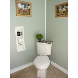 In The Wall Toilet Paper Tower with Ledge