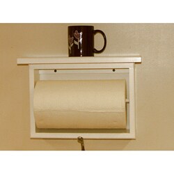 On-the-wall Paper Towel Holder with Shelf