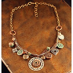 Peyote Bird Designs Whimsy Charm Necklace (China)