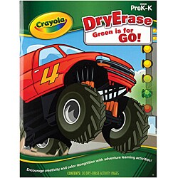 Crayola Green Is For Go! Dry-erase Learning Activity Workbook