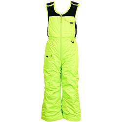 Snow Dragons Boy's 'Nestor' Lime Light Snow Bib