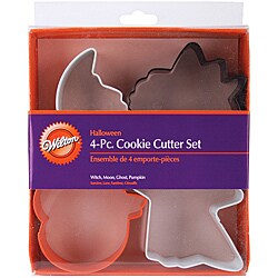 4-piece Halloween Spooky Shapes Cookie Cutters