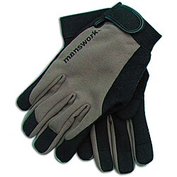 WWG Manswork MicroSuede Off Black Medium Stretch Work Glove