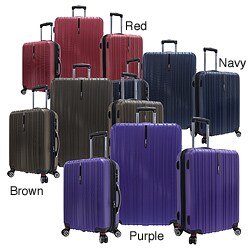 Traveler's Choice Tasmania Polycarbonate 3-piece Expandable 8-wheel Spinner Luggage Set