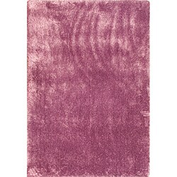 Hand-tufted Silky Shag Pink Rug (5'10 x 3'11)