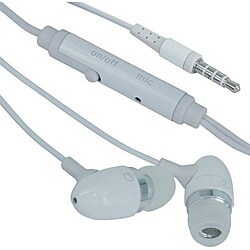 SKQUE 3.5mm White Earphone Headset with Mic