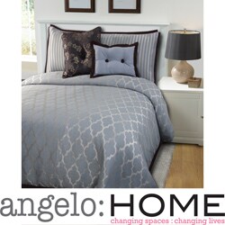angelo:HOME Gardengate Blue 5-piece Queen-size Duvet Cover Set