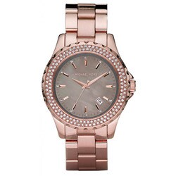 Michael Kors Women's Glitz Rose Goldtone Watch