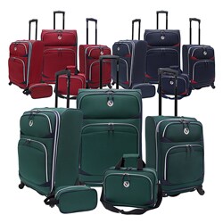 Beverly Hills Country Club San Vincente 5-piece Expandable Spinner Luggage Set