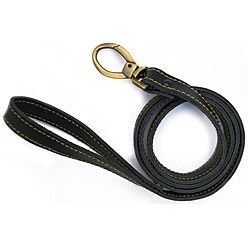 Platinum Pets 4-foot Stitched Leather Leash