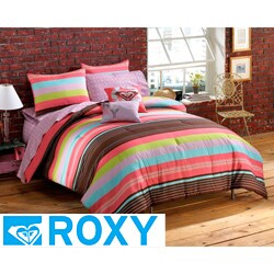 Roxy Summer Stripe Twin-size 7-piece Bed in a Bag with Sheet Set