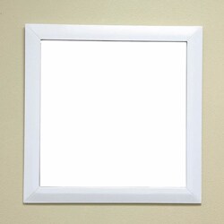 Gianna White Bathroom Vanity Mirror