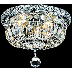 Crystal Chandelier Flush Mount Light