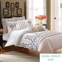 Laura Ashley Yardley Full/ Queen-size 3-piece Duvet Cover Set