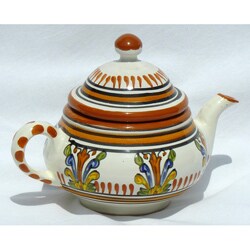 Sauvage Design Ceramic 24-oz Teapot (Tunisia)