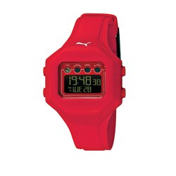 Puma Women's 'Bounce' Red Digital Watch