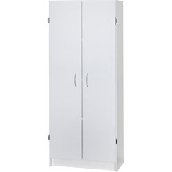 akadaHome Multipurpose White 60-inch Storage Cabinet