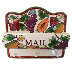 Fruit Medley Collection Wall Hanging Mail and Key Holder