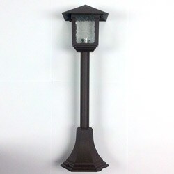 Paradise Mission Rust 4-way Light-on Post 