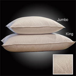  Jacquard 500 Thread Count Natural Down and Feather Pillow
