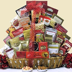 Magnificent Holiday Munchies Christmas Holiday Gourmet Gift Basket
