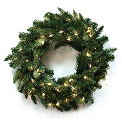 Good Tidings 24-inch Douglas Fir Blue Wreath