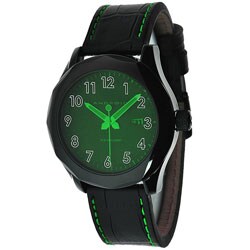 Android Stainless Steel Men's Euxine 45 Green Crystal Watch