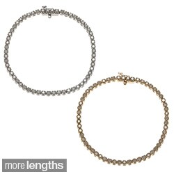 14k White Gold 3ct TDW Diamond Tennis Bracelet (J-K, I2-I3)
