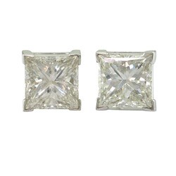 14k Gold 5ct TDW Certified Clarity-Enhanced Diamond Earrings (I-J, VS1-VS2)