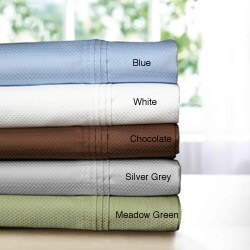 Egyptian Cotton Sateen Dobby 300 Thread Count Pillowcases (Set of 2)