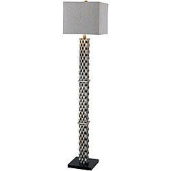Herndon 60-in Aged Silver Finish Floor Lamp