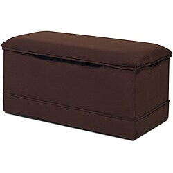 Magical Harmony Kids Chocolate Microfiber Deluxe Toy Box