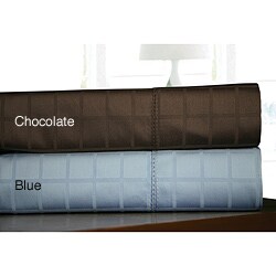 Dobby Windowpane Egyptian Cotton Pillowcases (Set of 2)