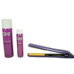 CHI Purple Glisten 1-inch Ceramic Hairstyling Iron Kit