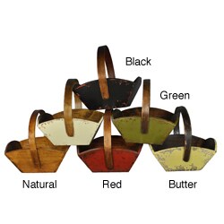 French Style Wooden Fruit Basket