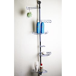 As Seen On TV Wall Mount Stainless Steel Corner Shower Caddy