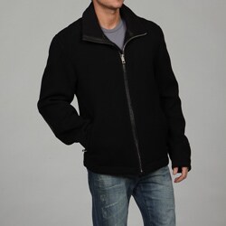 Andrew Marc Men's Sun Sailor Wool Blend Leather Trim Jacket FINAL SALE