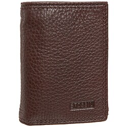 Fossil Men's 'Midway' Brown Leather Extra Capacity Tri-fold Wallet