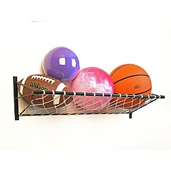 Toy and Ball Wall Organizer with Net