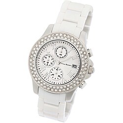 Yves Bertelin Paris Women's White Ceramic Watch