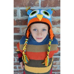 WhooHats Boy's Owl Crochet Hat