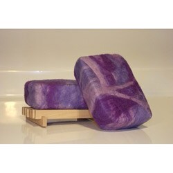 Softwater Soapworks French Lavender Felted Soap Bar