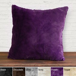 Faux Mink Decorative Pillows (Set of 2) 